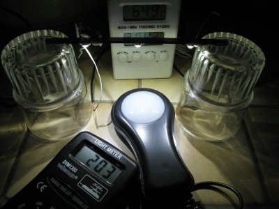 Tests éclairage LED